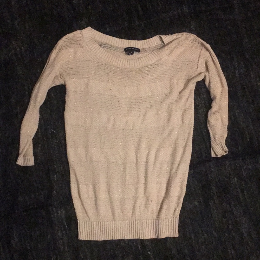 Tan sparkle top